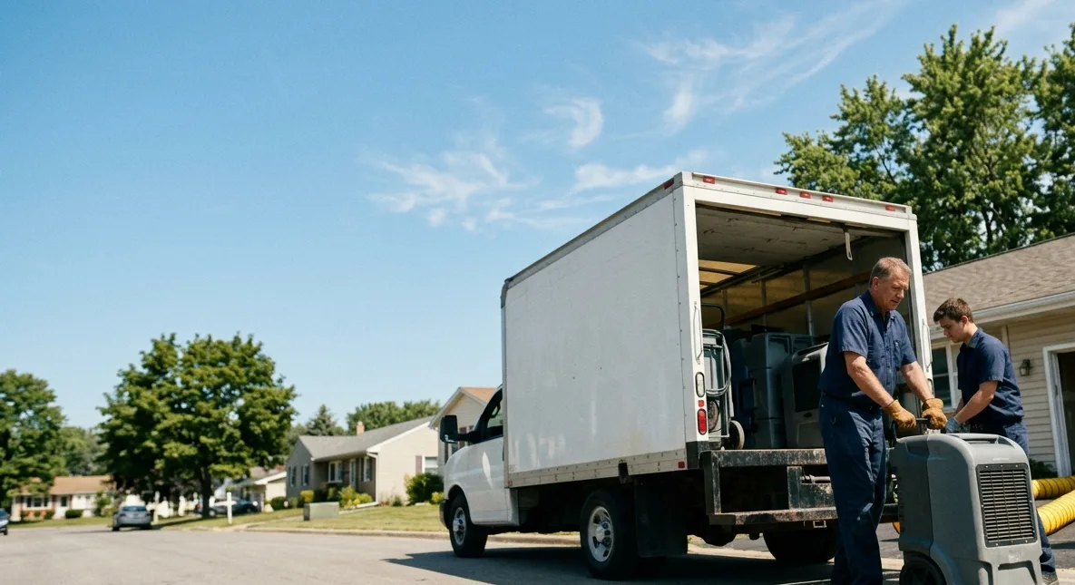 Water Damage Cleanup in Andover, IL near me